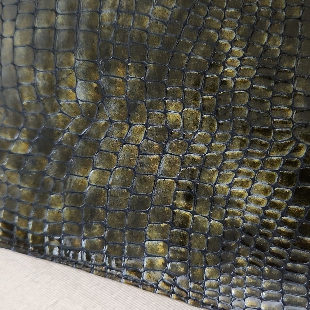 Ana Bonilla Snakeskin Leather Made in Spain  Black Crossbody - Picture 3 of 9